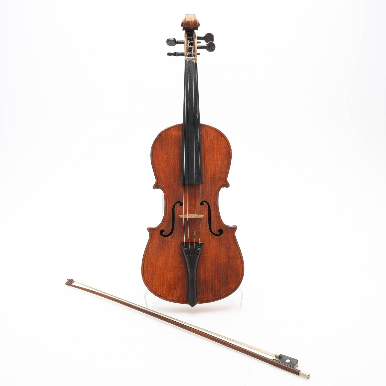 A two-piece violin with string, 20th century.