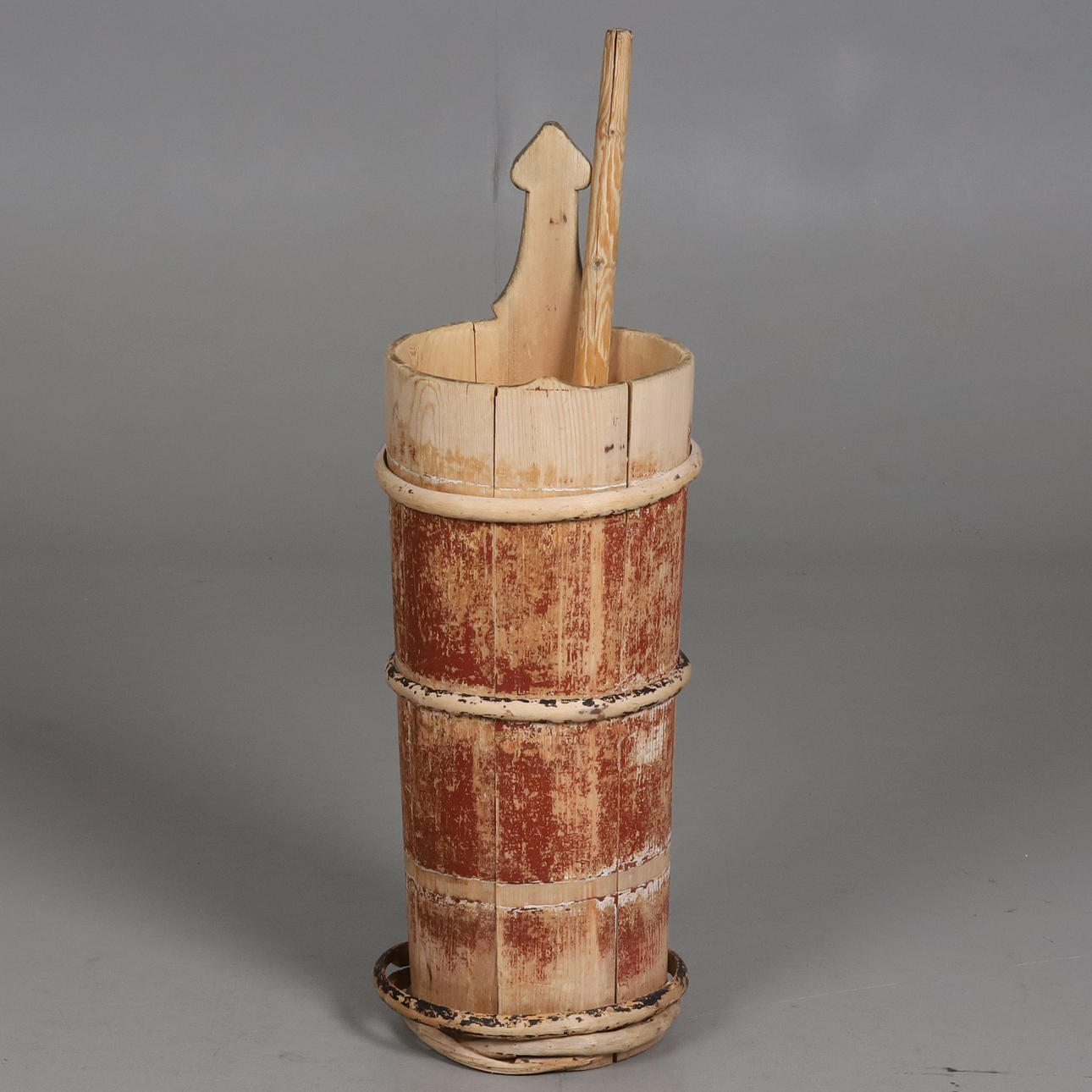 BUTTER CORE. Pine, common 18th/20th century.