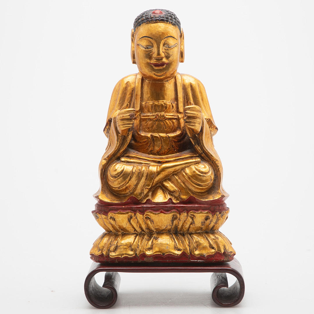 Sitzender Buddha Amitābha, Vietnam, um 1900.