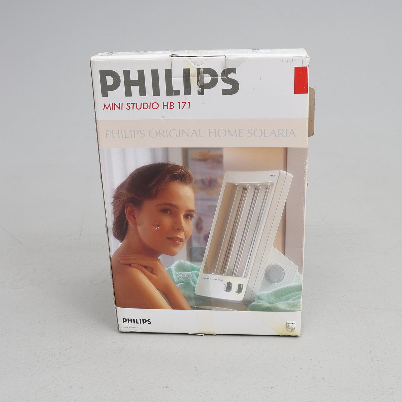 GESICHTSSOLARIUM. Philips, Mini-Studio HB 171, in einer Pappschachtel.