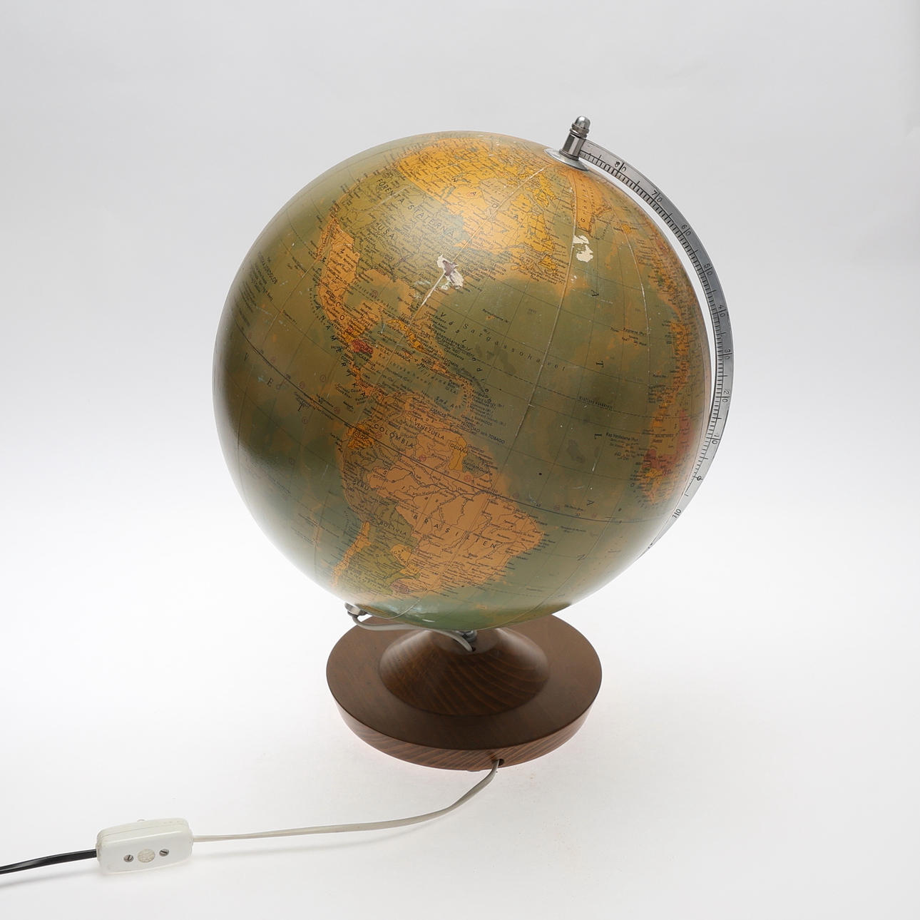 GLOBE. With lighting, 20th century.