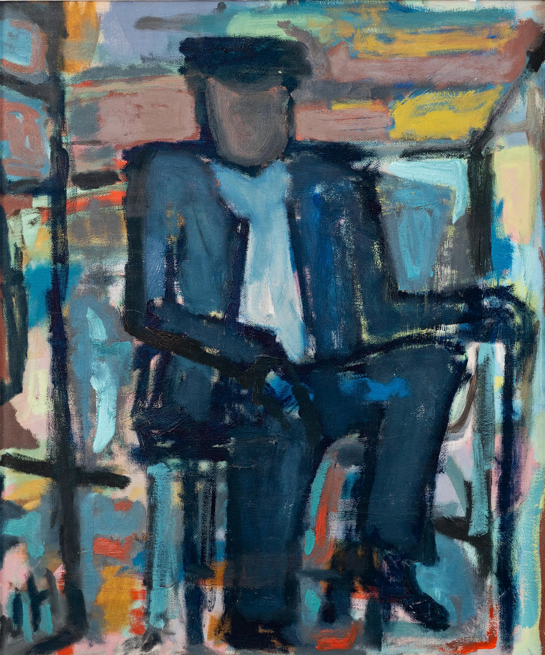 WILHELM HESSELBACH (1907-1960). Sitzende Figur.