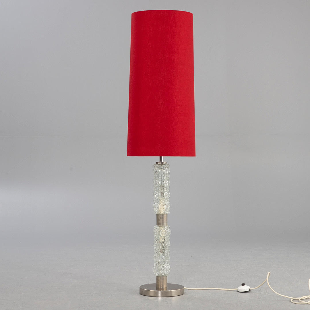 Sölken, glass floor lamp, 1970s.