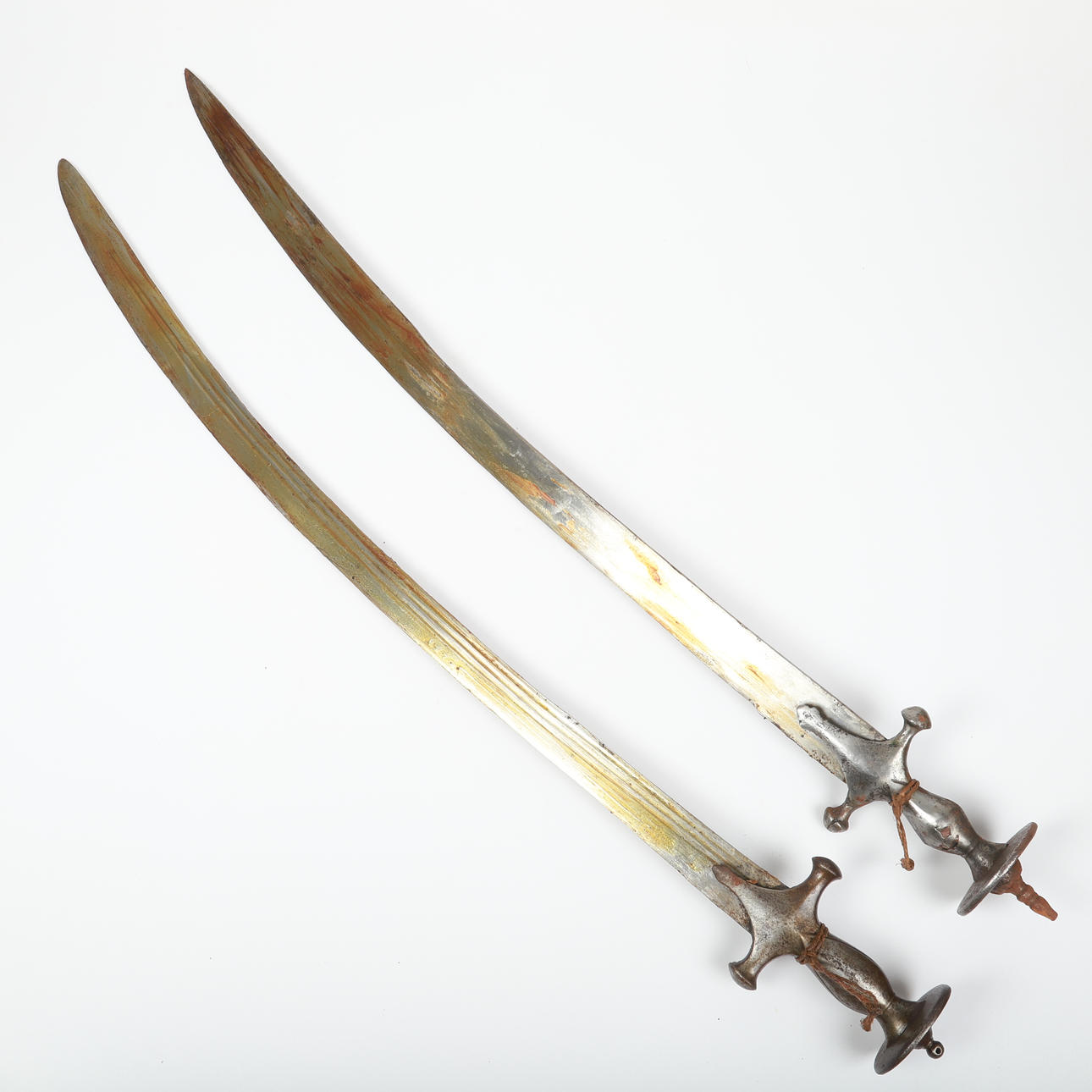 Two Tulwar swords.