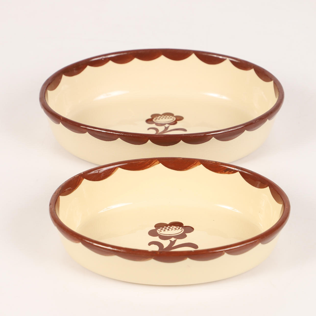 WILHELM KÅGE. Ovnforme, 2 stk., „Pyro“, Gustavsberg.