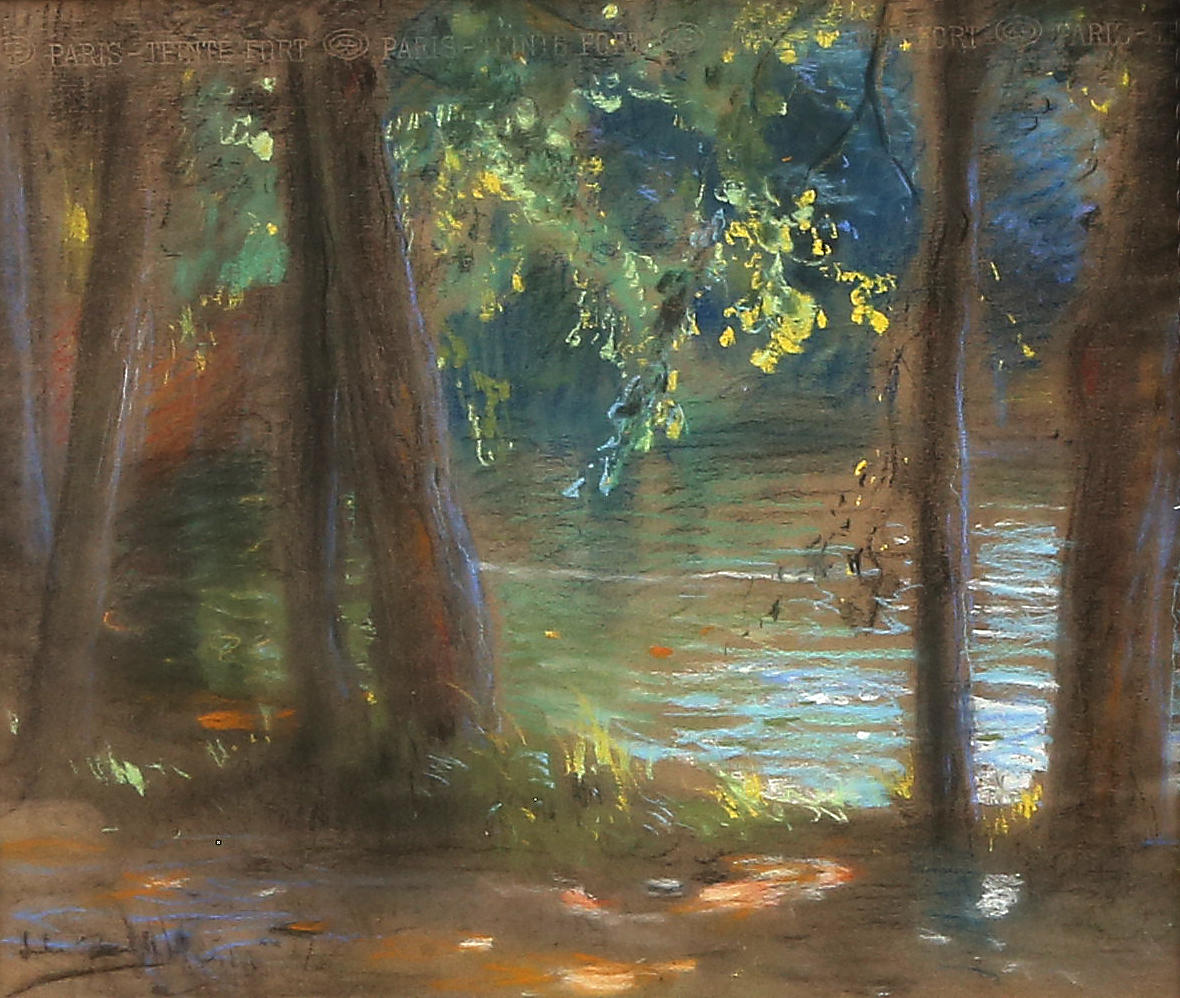 JULIO BORRELL PLA. Flodlandskap.