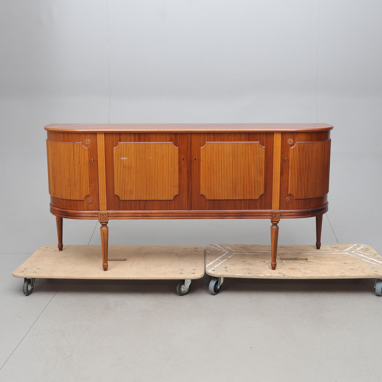 A Gustavian style sideboard, second half of the 20th century.