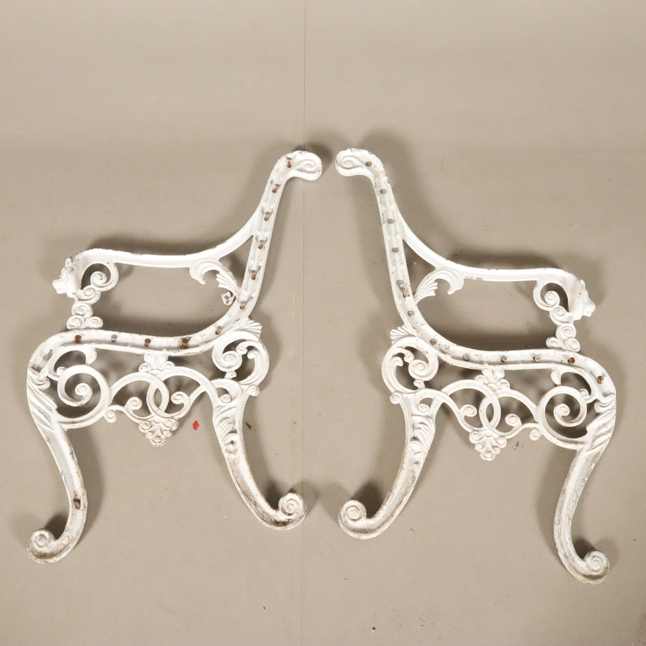 GABLES for park bench, metal.