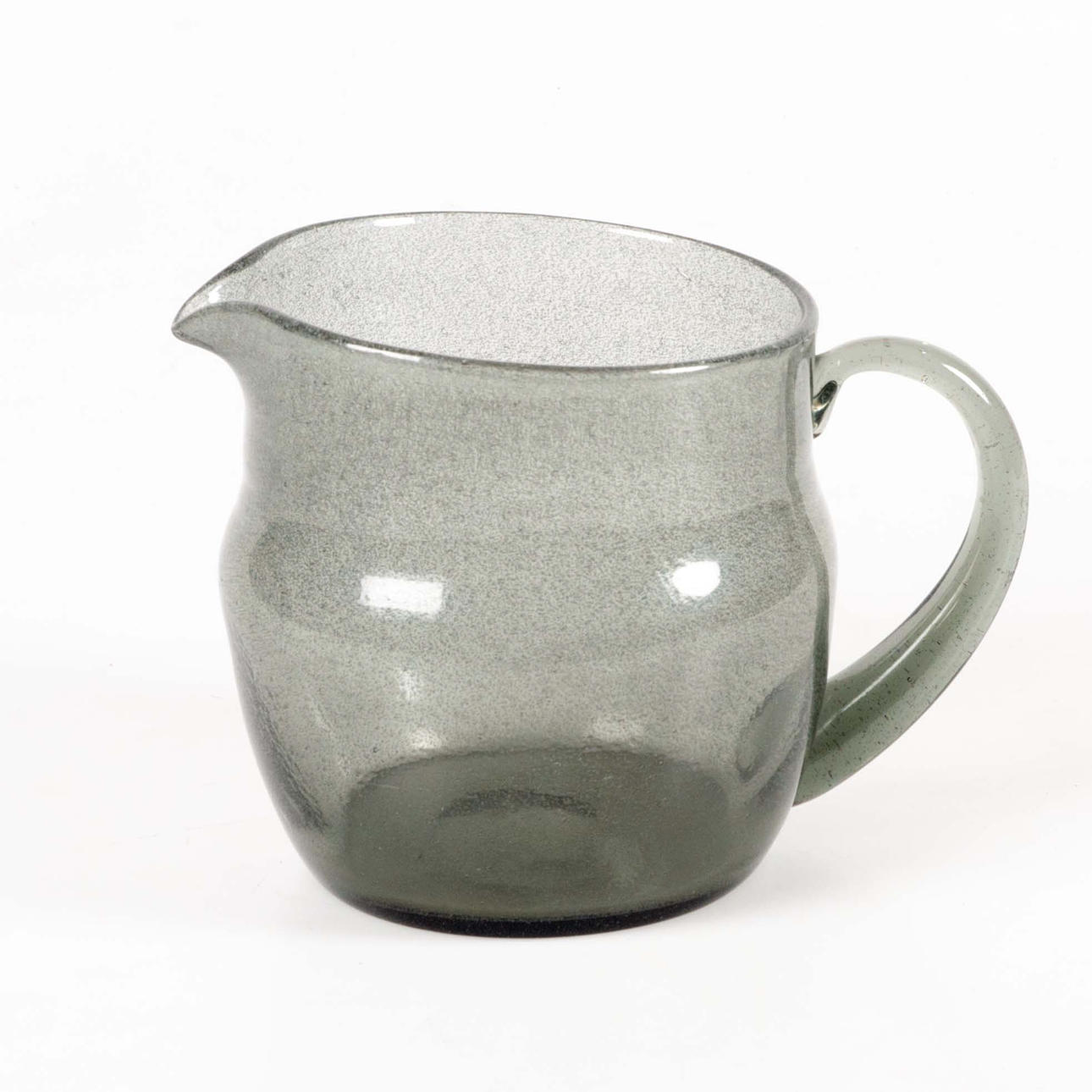 ERIK HÖGLUND. Pitcher, glass, signed.