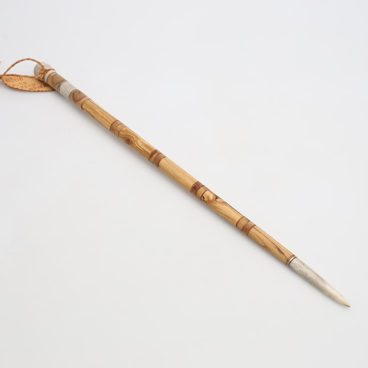 ROLF SUUP. A Sami choir rod, signed RES.