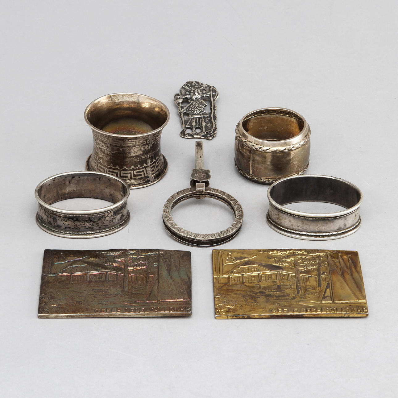 SILVER, 8 delar, vikt ca 400 gram.