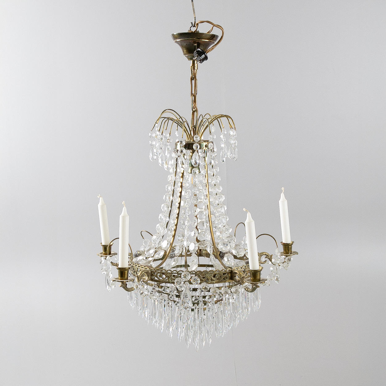 CHANDELIER, Gustavian style.