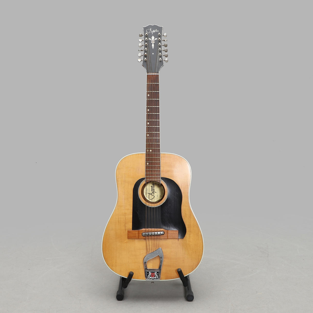 A 12-string acoustic guitar, Bjärton BJ-12, 1972.