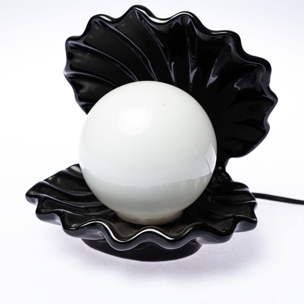 TABLE LAMP, seashell, 80s/90s.