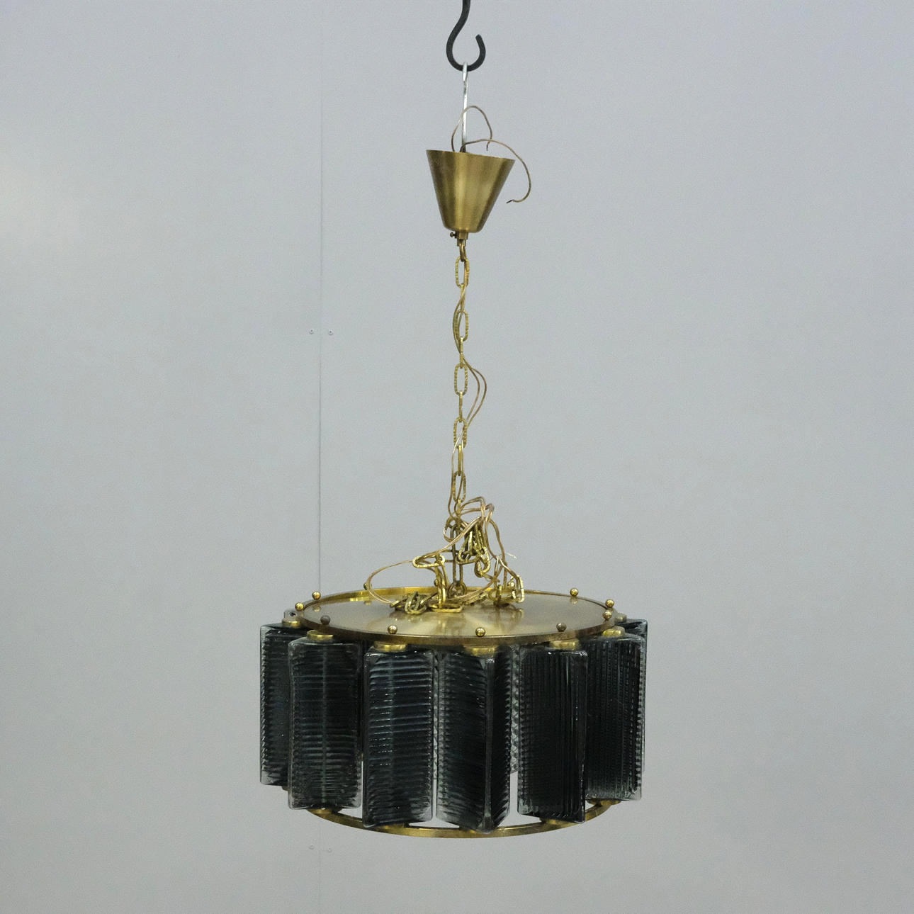 CARL FAGERLUND. ORREFORS CEILING LAMP.