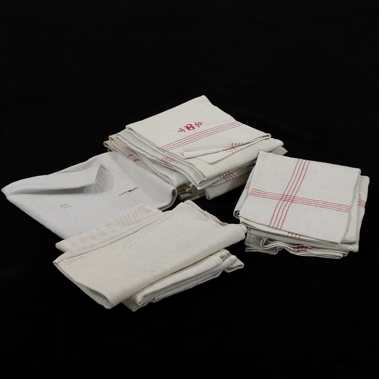 HÅNDKLÆDER, 15 stk, linned mv.