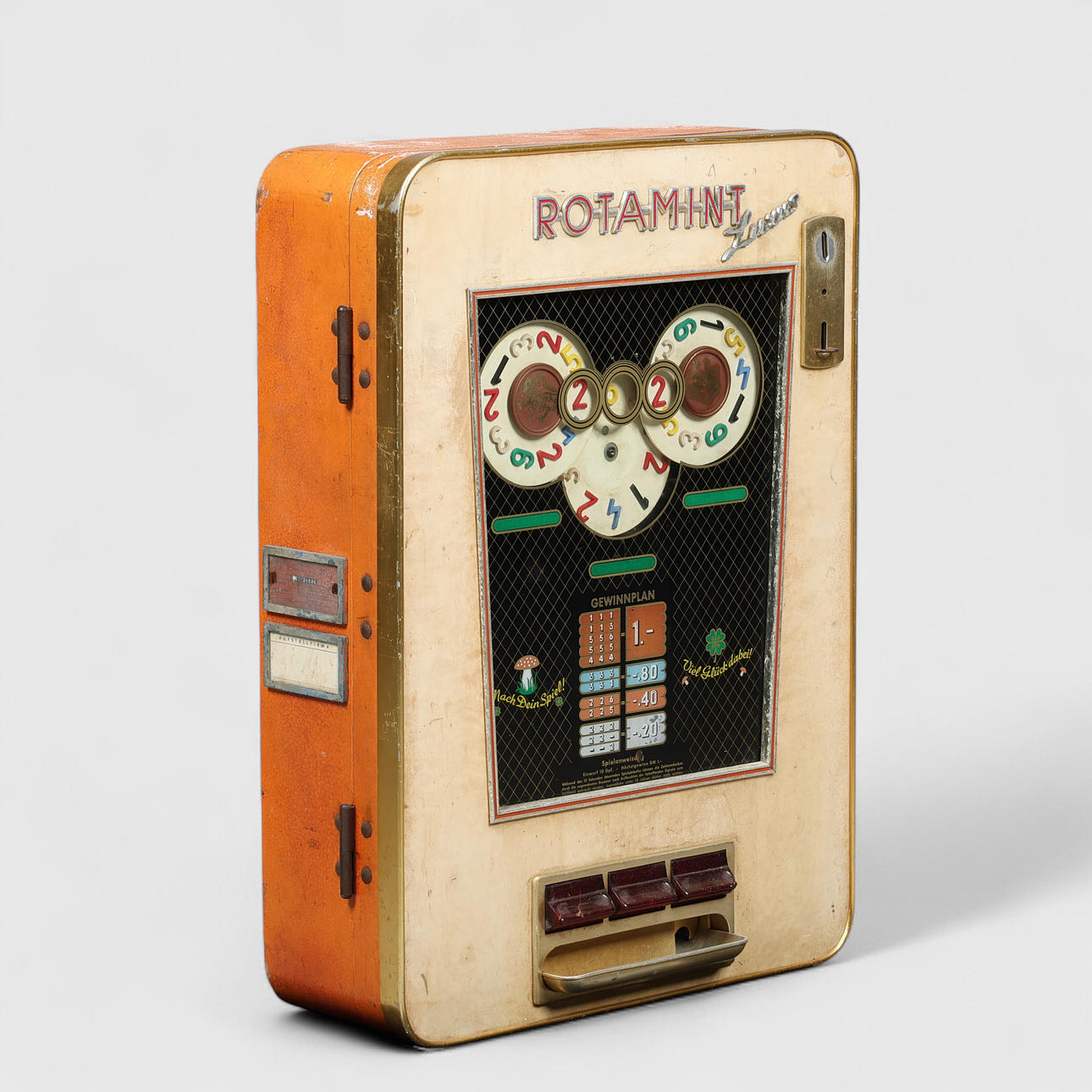 Rota Mint luxus väggmonterad spelautomat/arkadmaskin ca 1960-tal ...