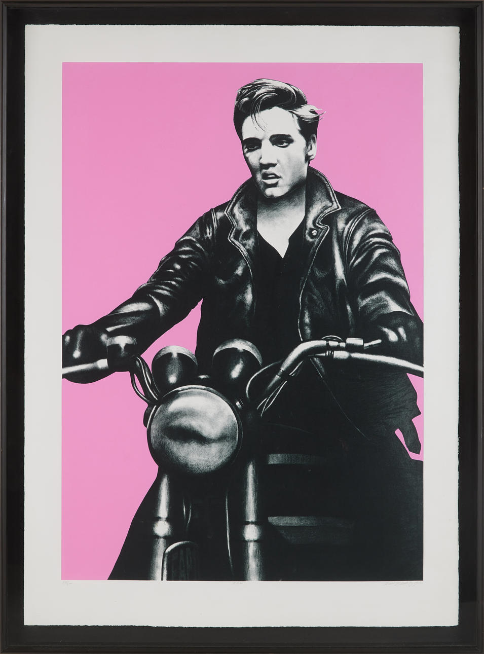 AVID OXTOBY (FÖDD 1939). Elvis, color silkscreen.