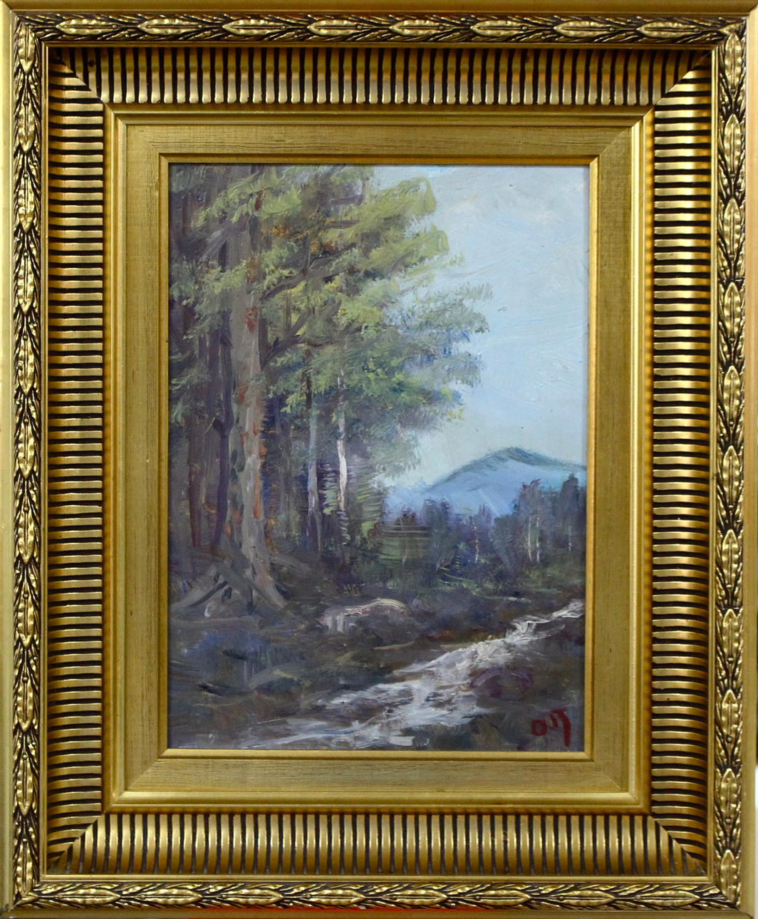 OIDENTIFIERAD KONSTNÄR. Oil on panel.