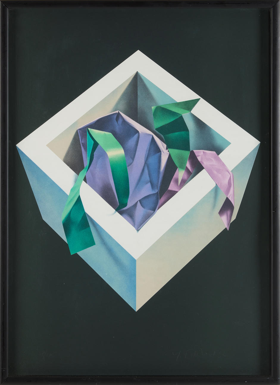 YRJÖ EDELMANN. Composition, lithograph, signed, numbered 37/175.