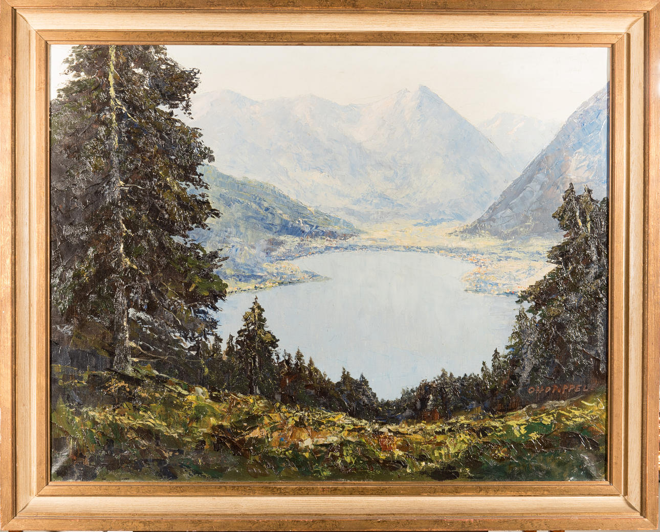 OTTO PIPPEL. Tegernsee, olja pa duk.