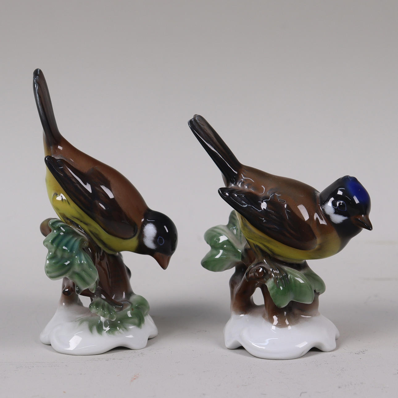 FIGUURIT, Rosenthal, peippoja posliinissa, 2kpl.