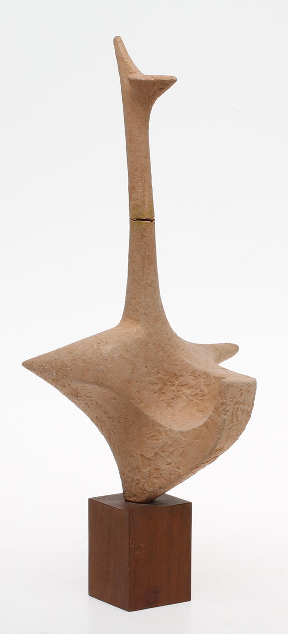 BENGT AMUNDIN. Fågel, keramik, signerad och daterad -58.