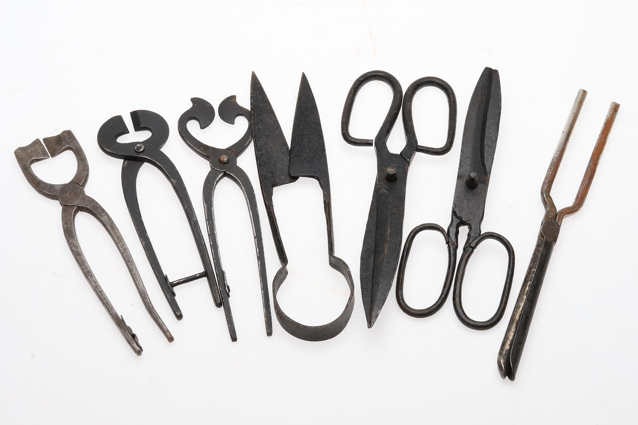 FORGING TOOLS, 7 pieces.