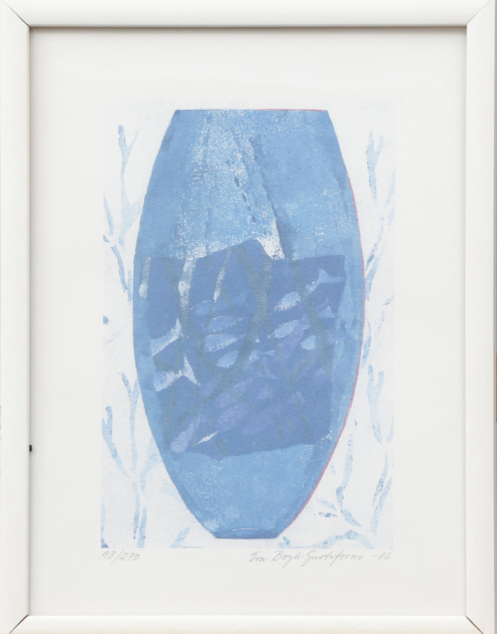 EVA BOGH-GUSTAFSSON. LITO, signed, 2006.