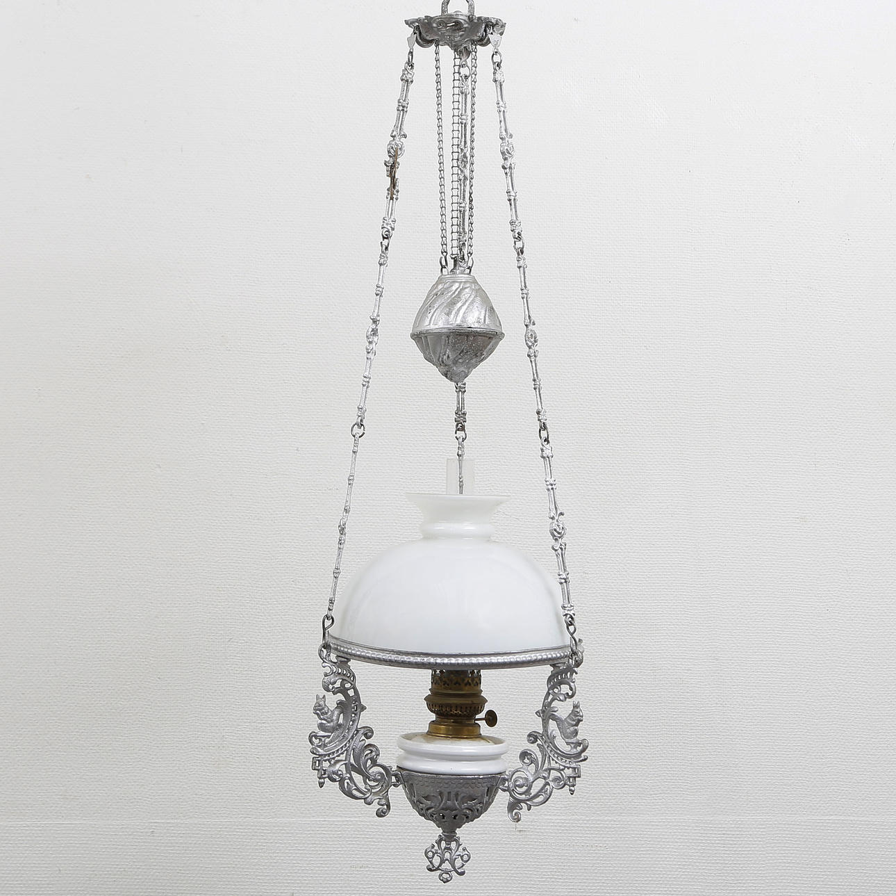 HANGING KEROSENE LAMP.