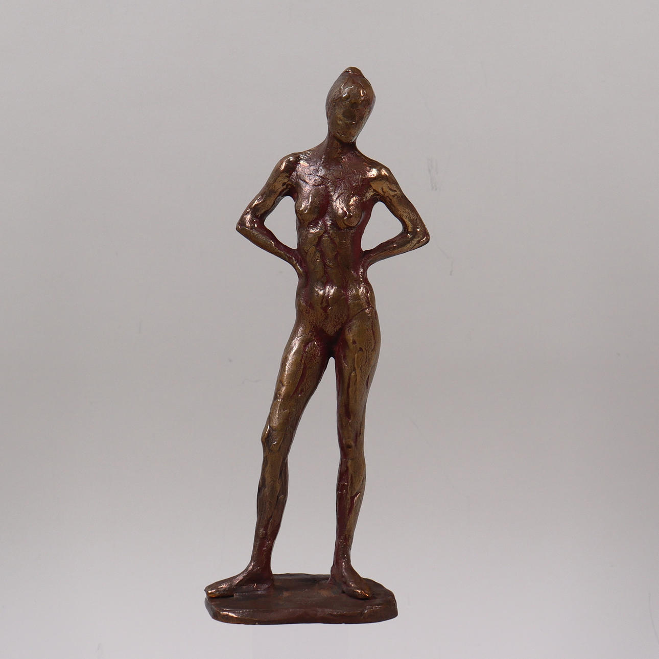 SERGIO UNIA, bronze sculpture, “Ballerina”.