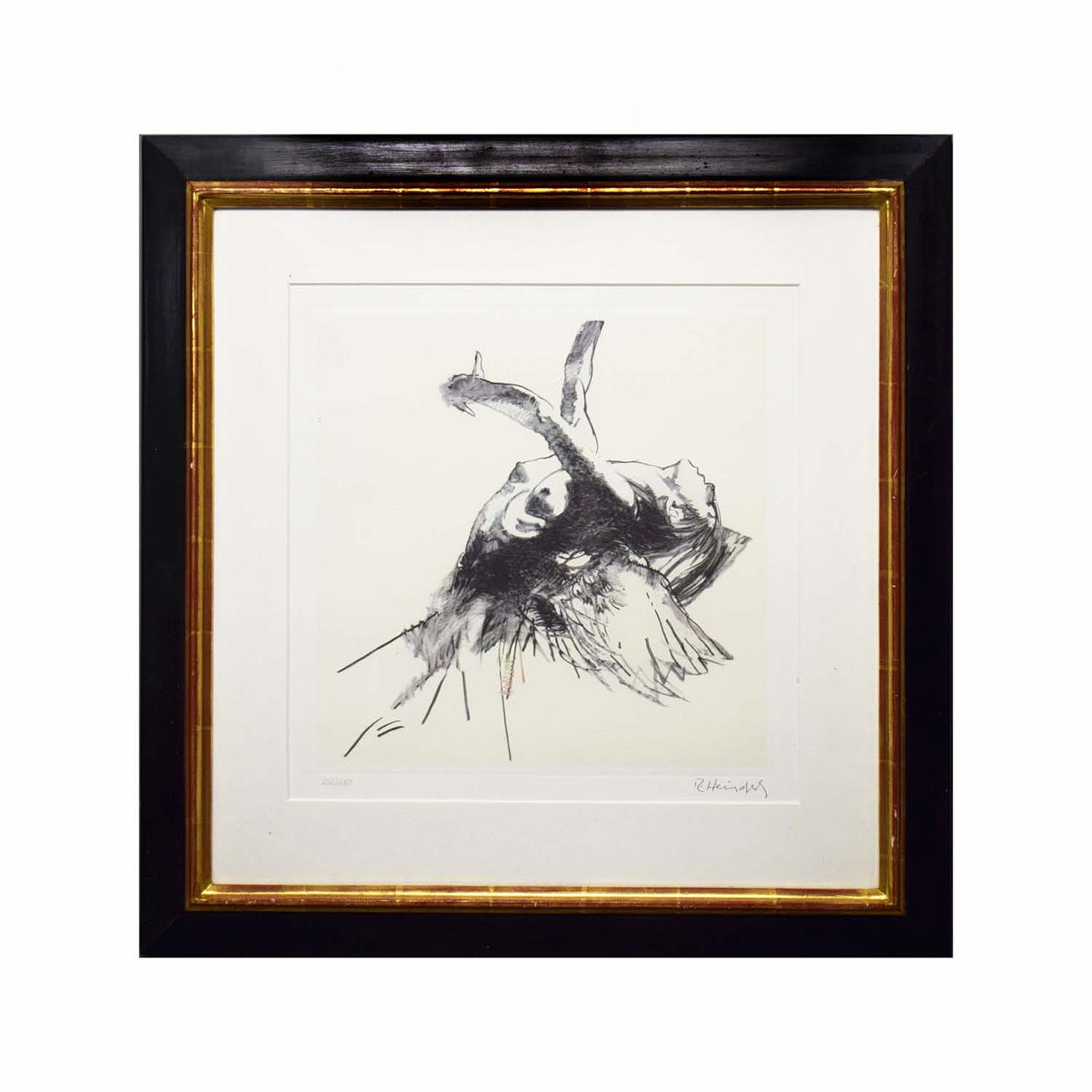 ROBERT HEINDEL (1938-2005). STUDY FOR FLOATING ANGEL #10.