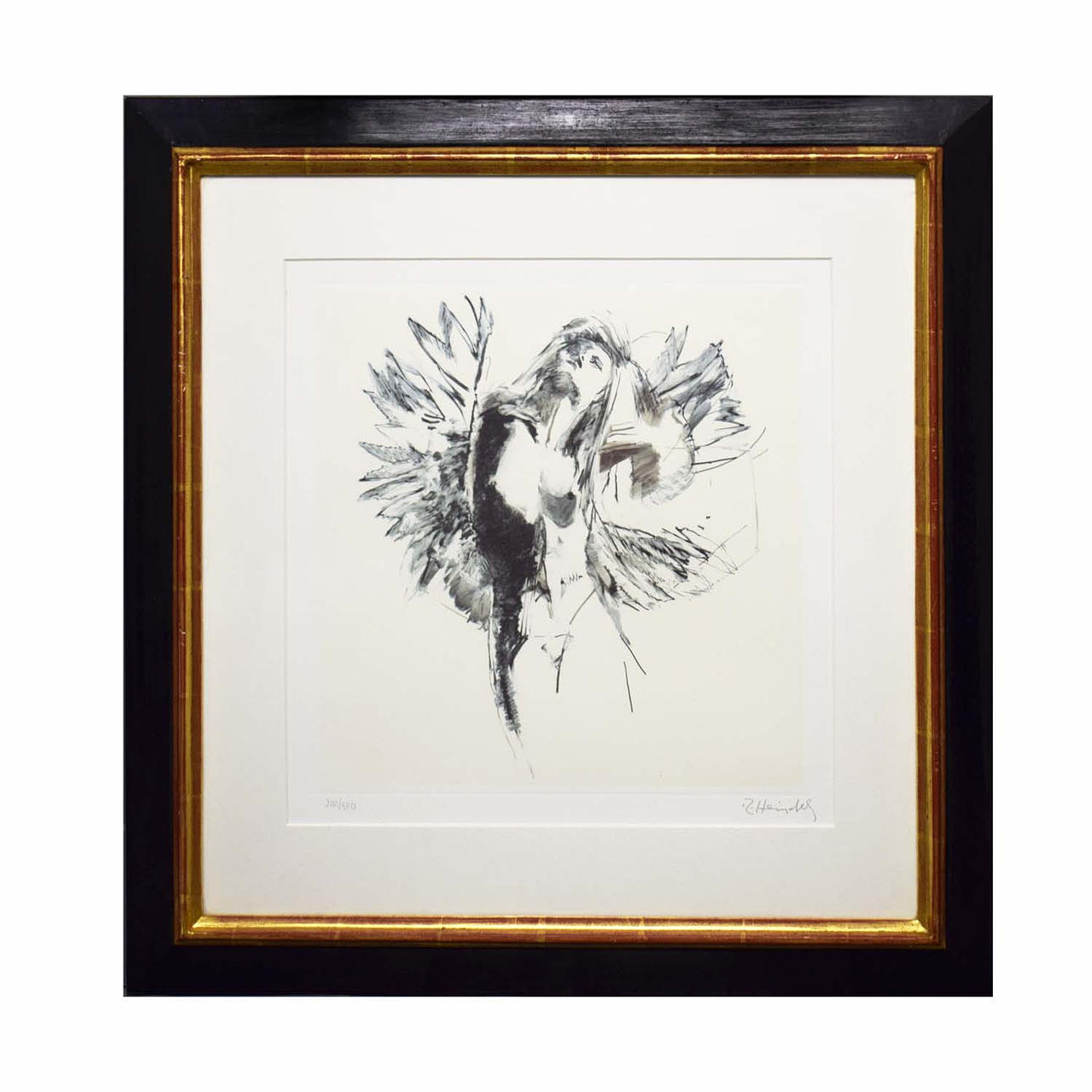 ROBERT HEINDEL (1938-2005). STUDY FOR FLOATING ANGEL #11.