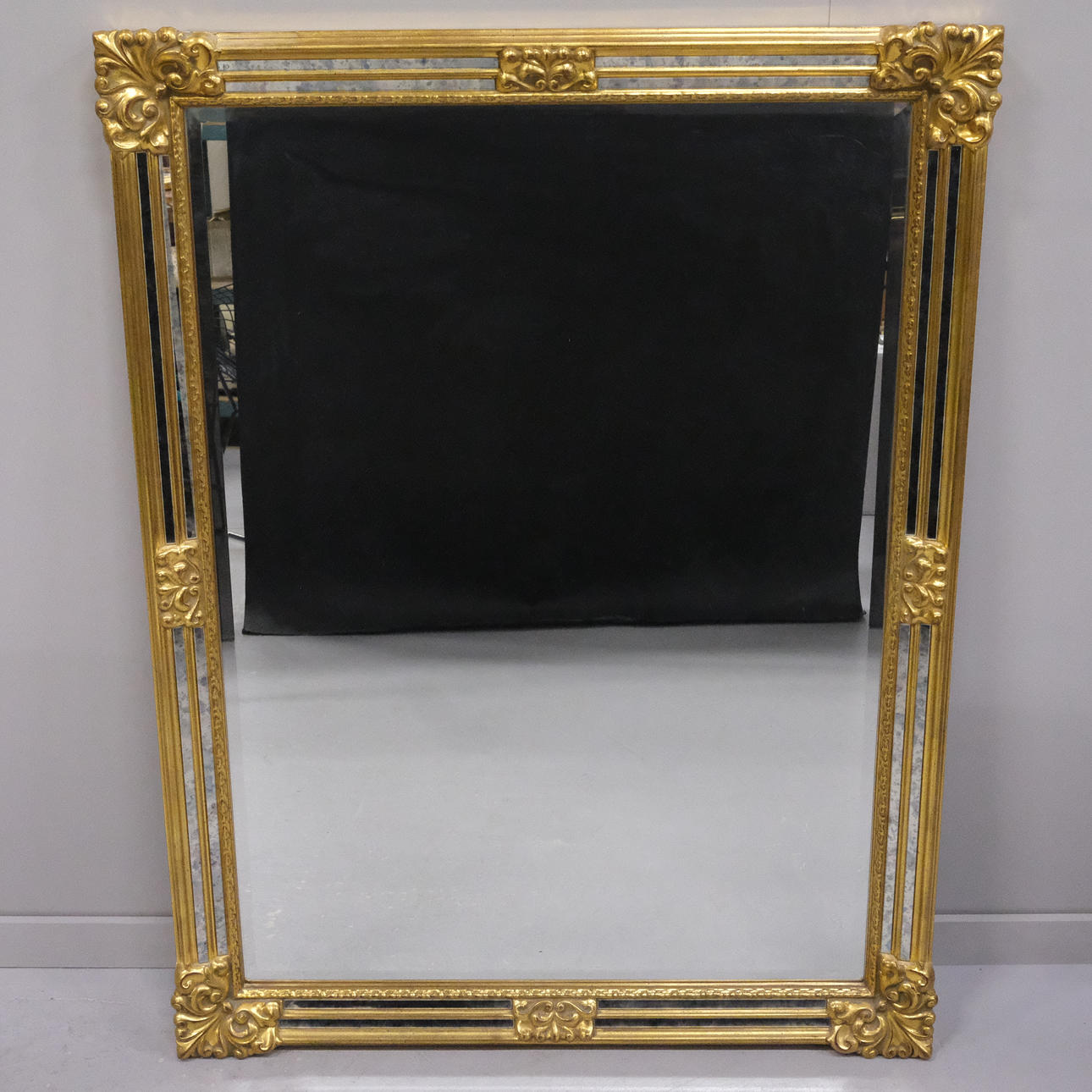 MIRROR, GILDED FRAME.