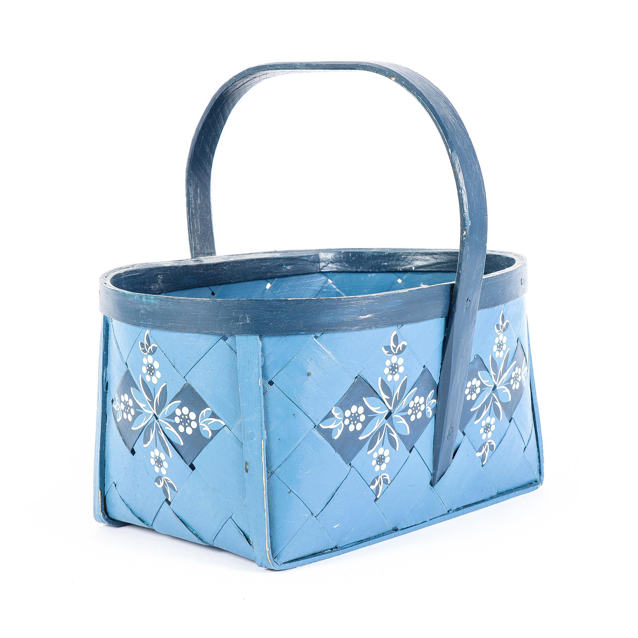 CHIPBOARD painted tail, signed KS 1990.