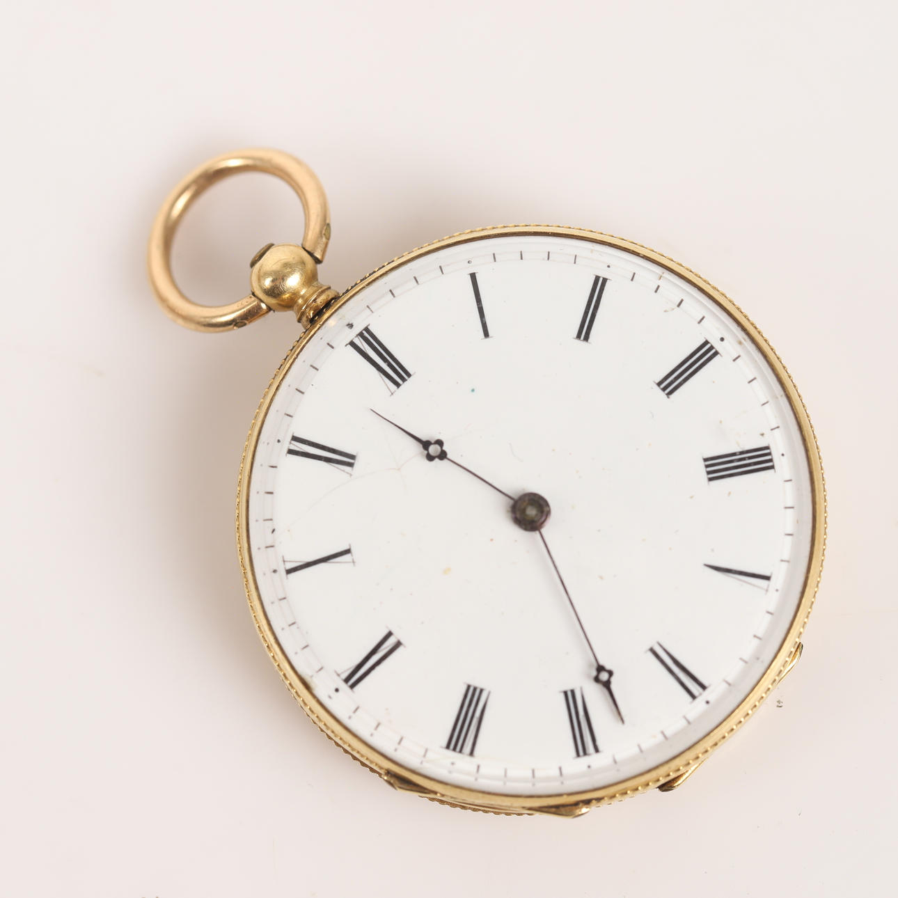 LOMMEUR, s. k. nøglering, 18 K guld.