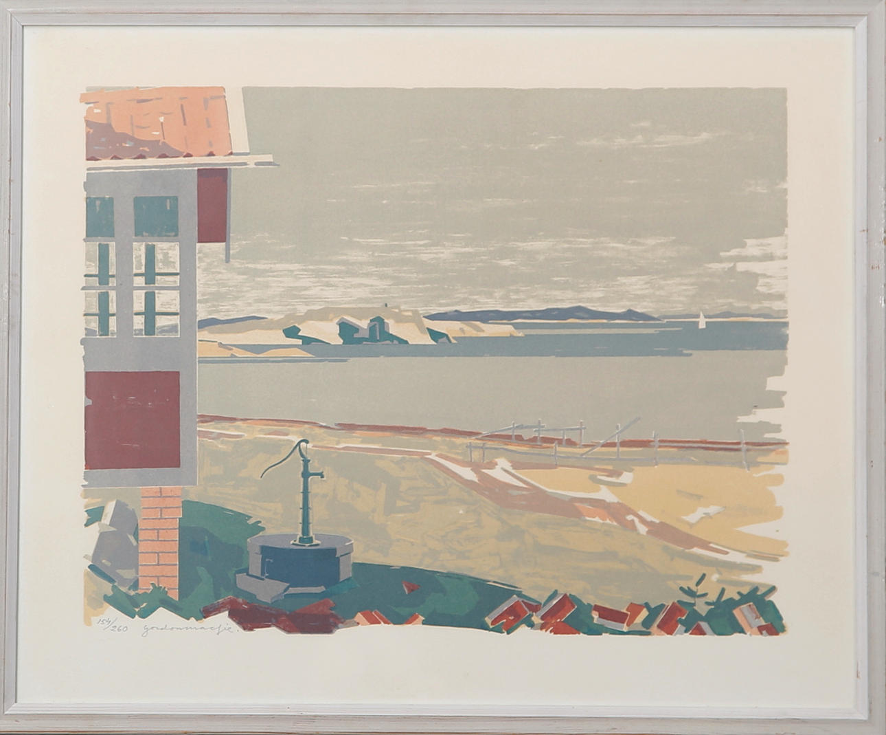 GORDON MACFIE. Bohuslän, färglitografi nr 154/260, signrad.