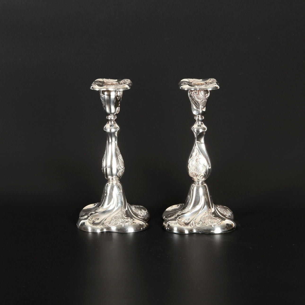 SILVERCANDLESTICKS, 1 par, Norge.