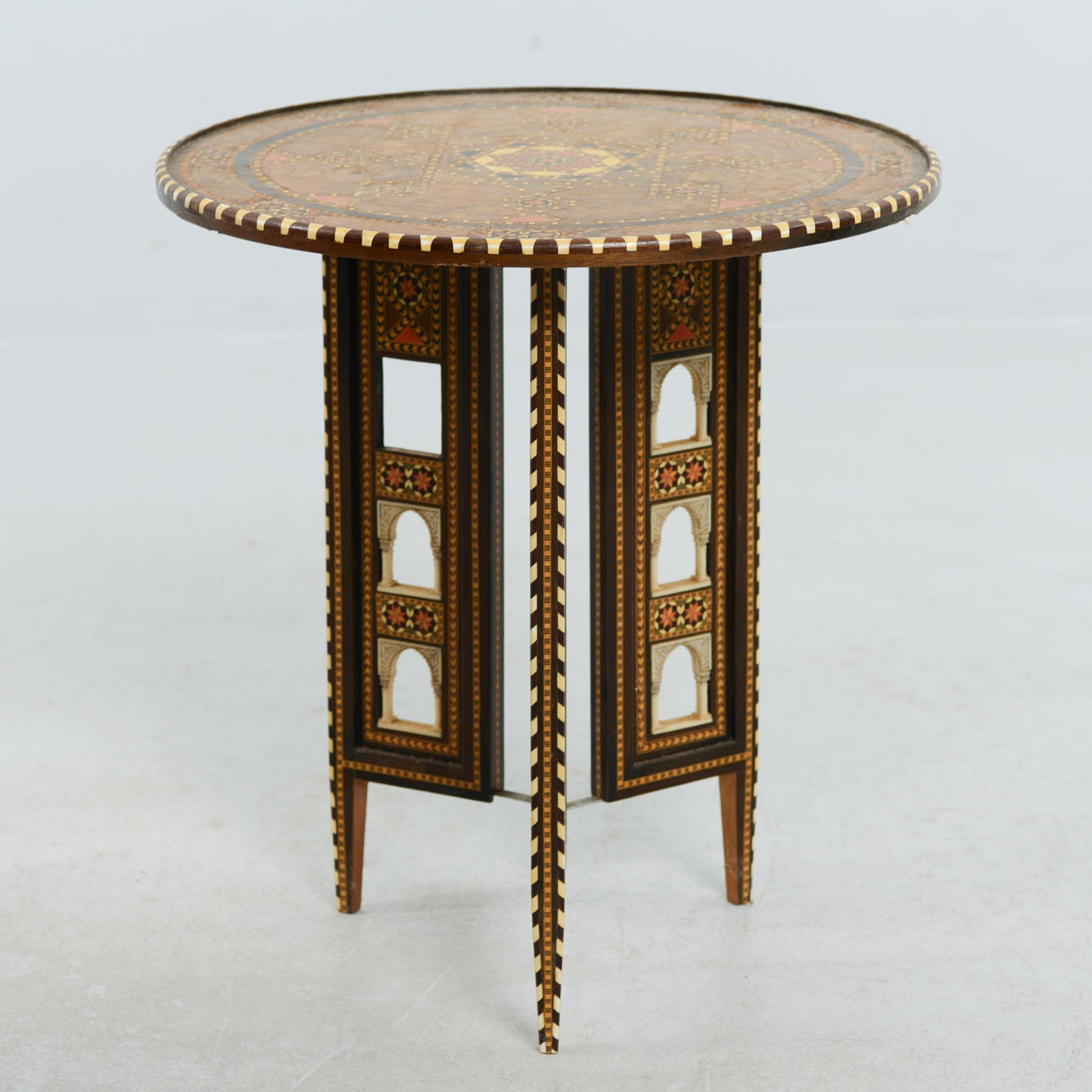 A mid-20th century oriental side table.