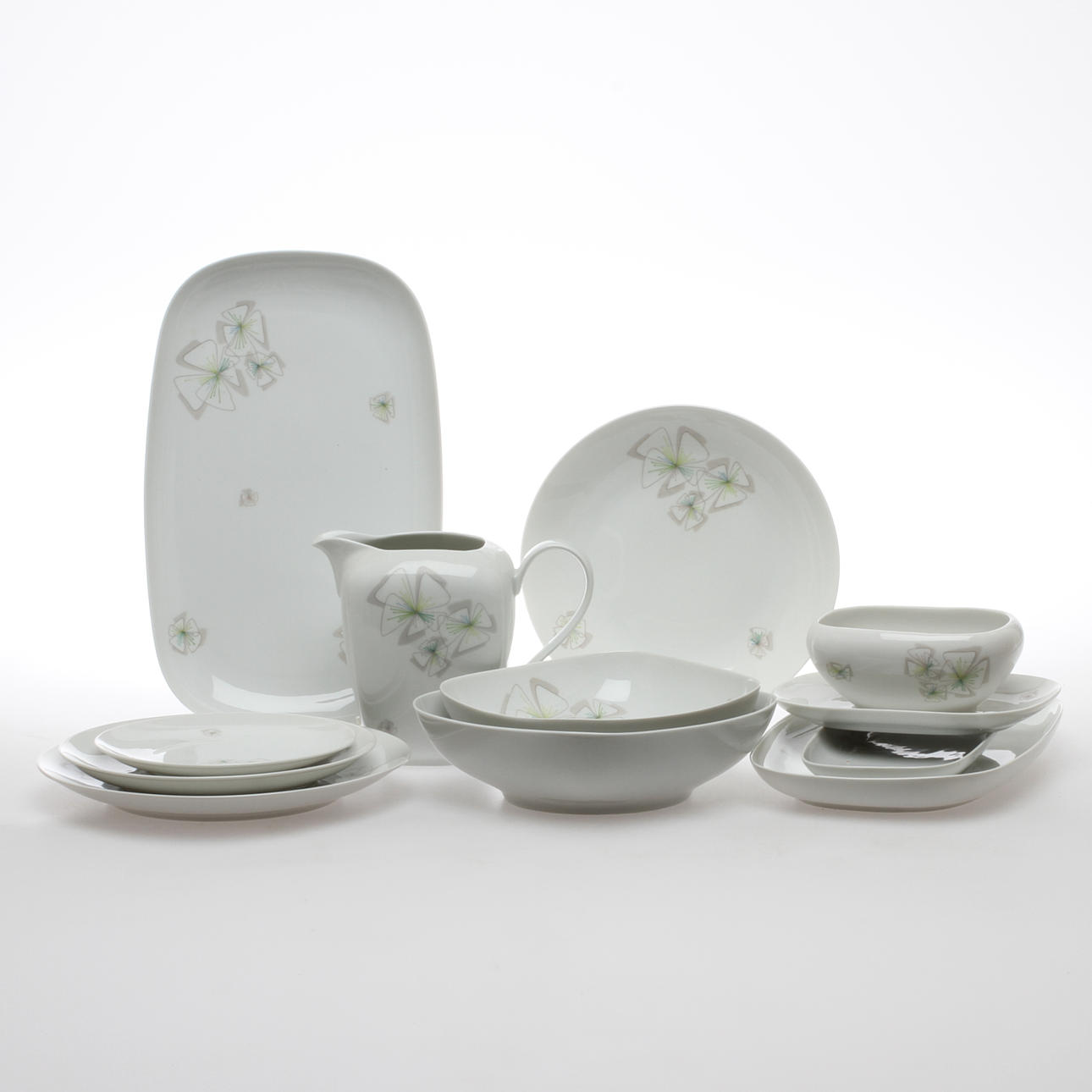 SERVIS, 58 delar, porslin, Rörstrand, 1900-talets andra hälft.