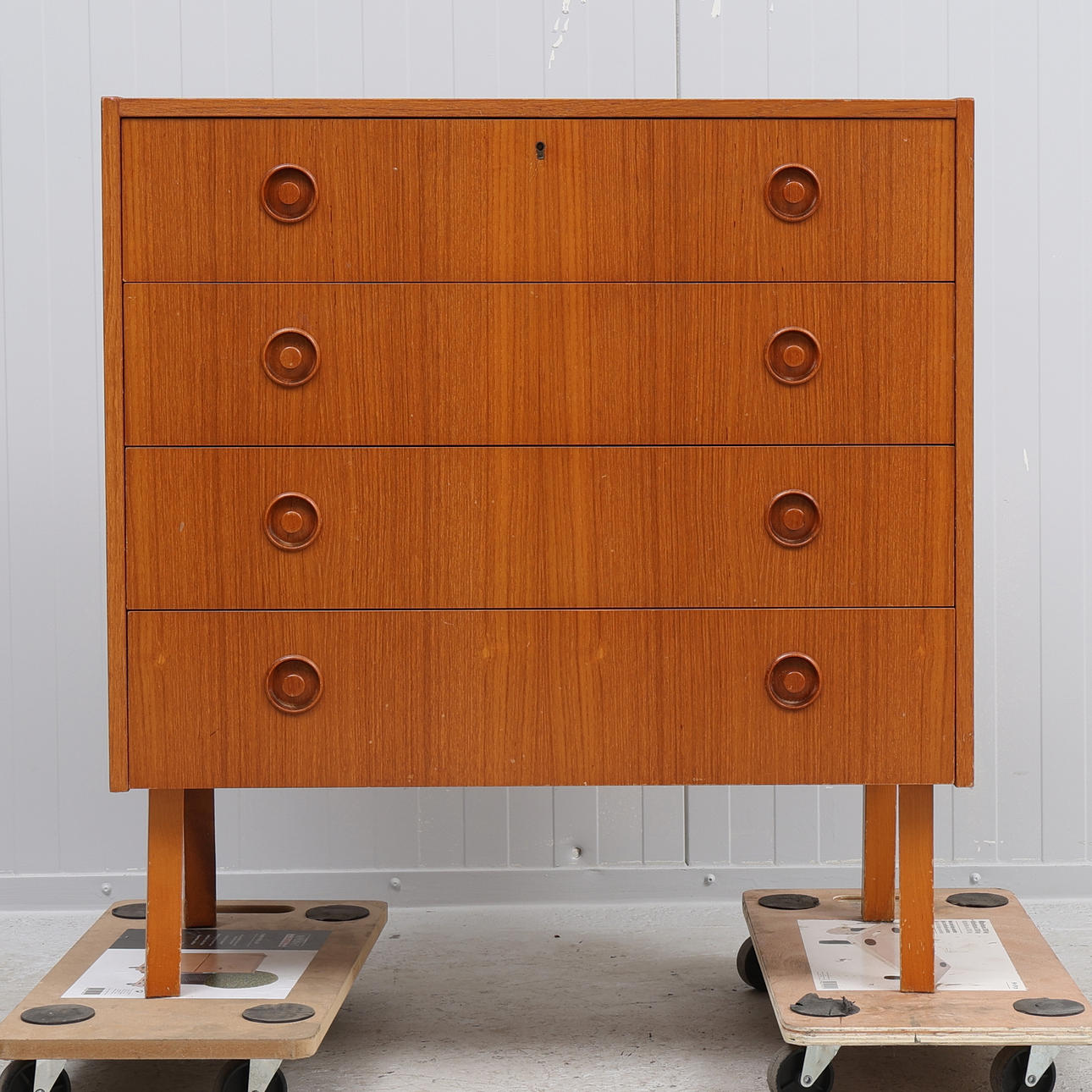 Chest of drawers, SMI Swedish furniture industry, teak, plastic, later ...