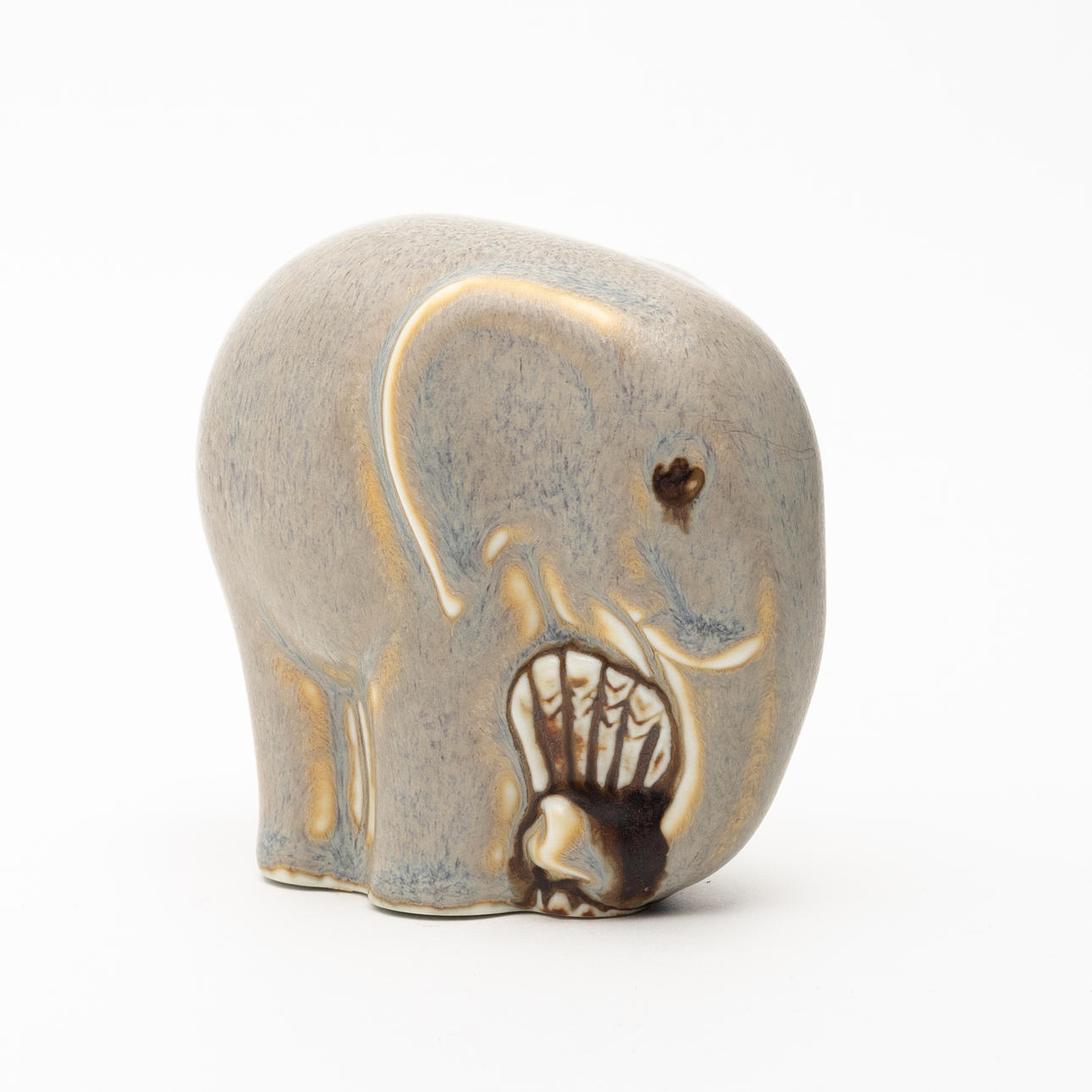 GUNNAR NYLUND. A figurine, Elephant, stoneware, Rörstrand.