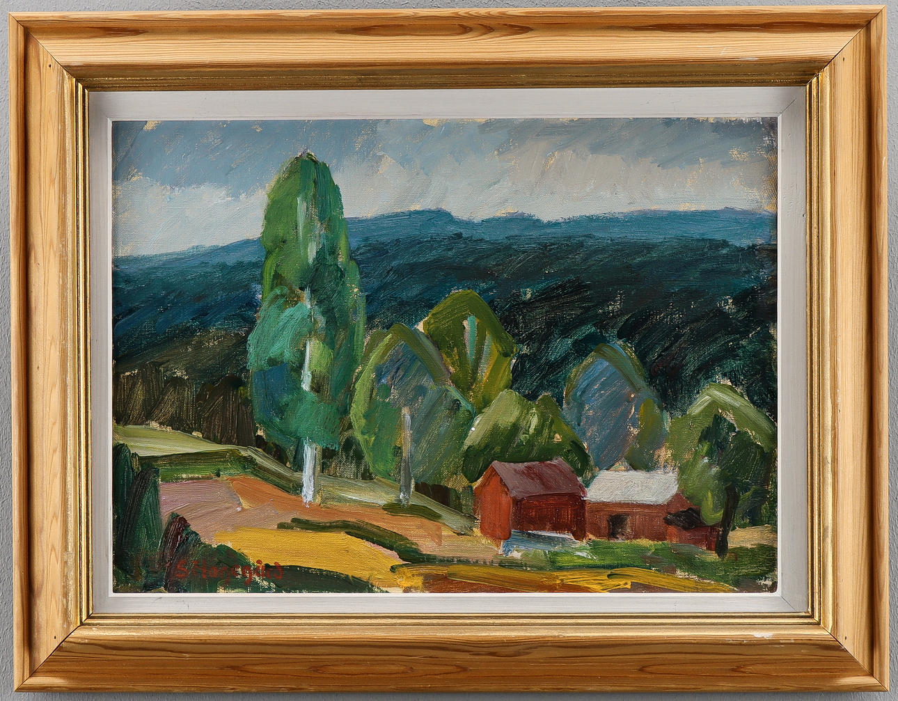 SIGURD HAGEGÅRD. Värmland landscape.