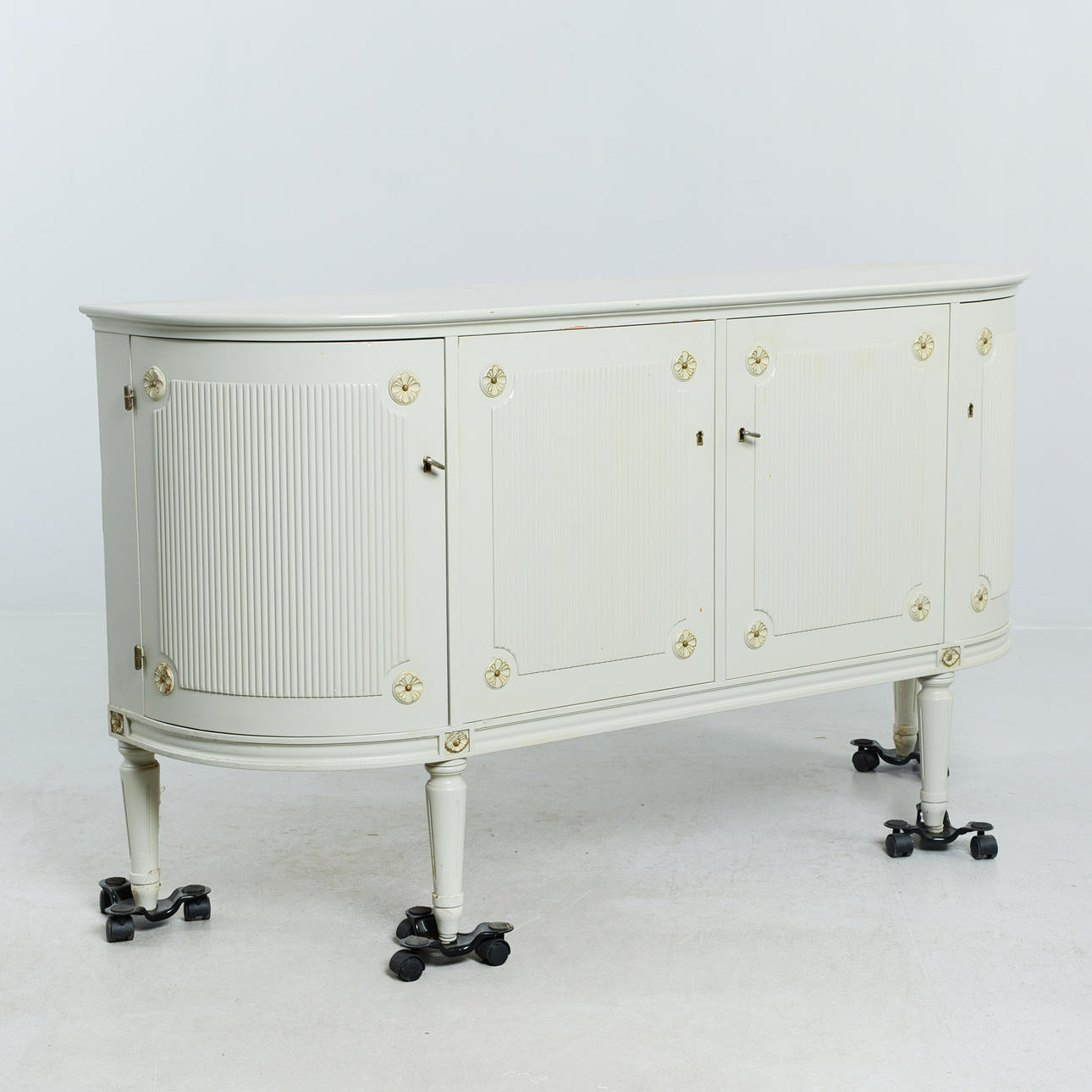 A Gustavian style sideboard, second part of the 20th century.