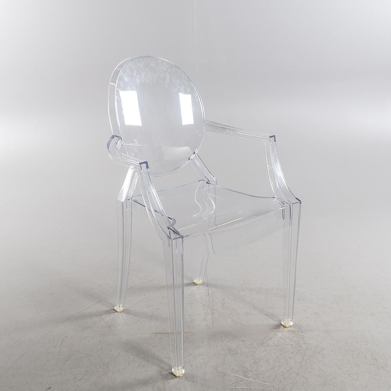 PHILIPPE STARCK. Karmstol, "Louis Ghost", Kartell, designår 2002.