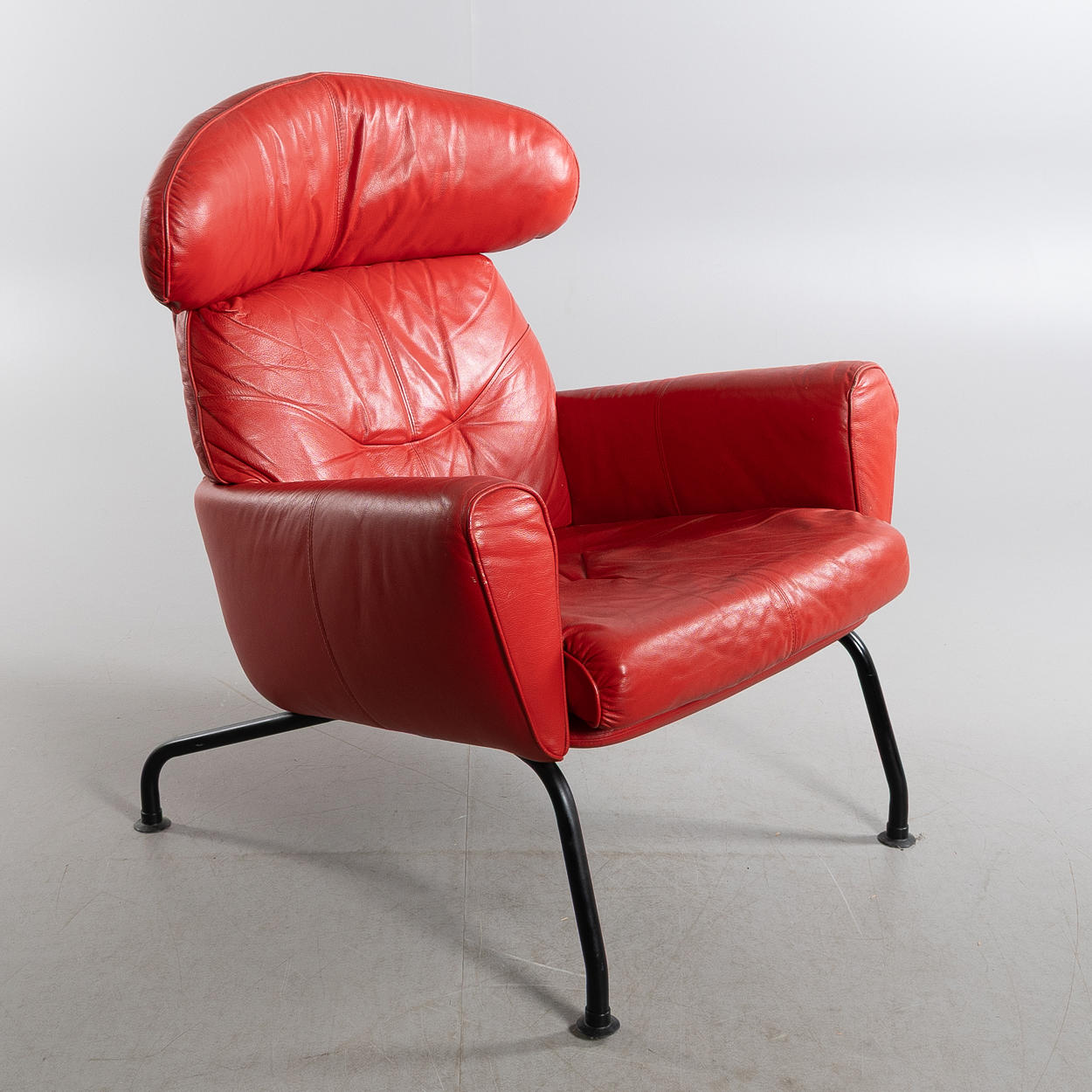 LOUNGESTOL, læder, moderne.