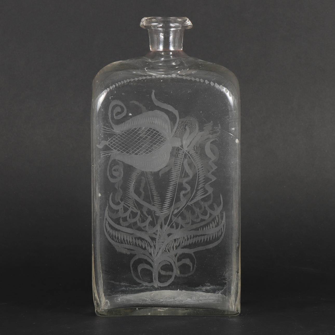 BRÄNNVINSFLASK Cedersberg glassworks.