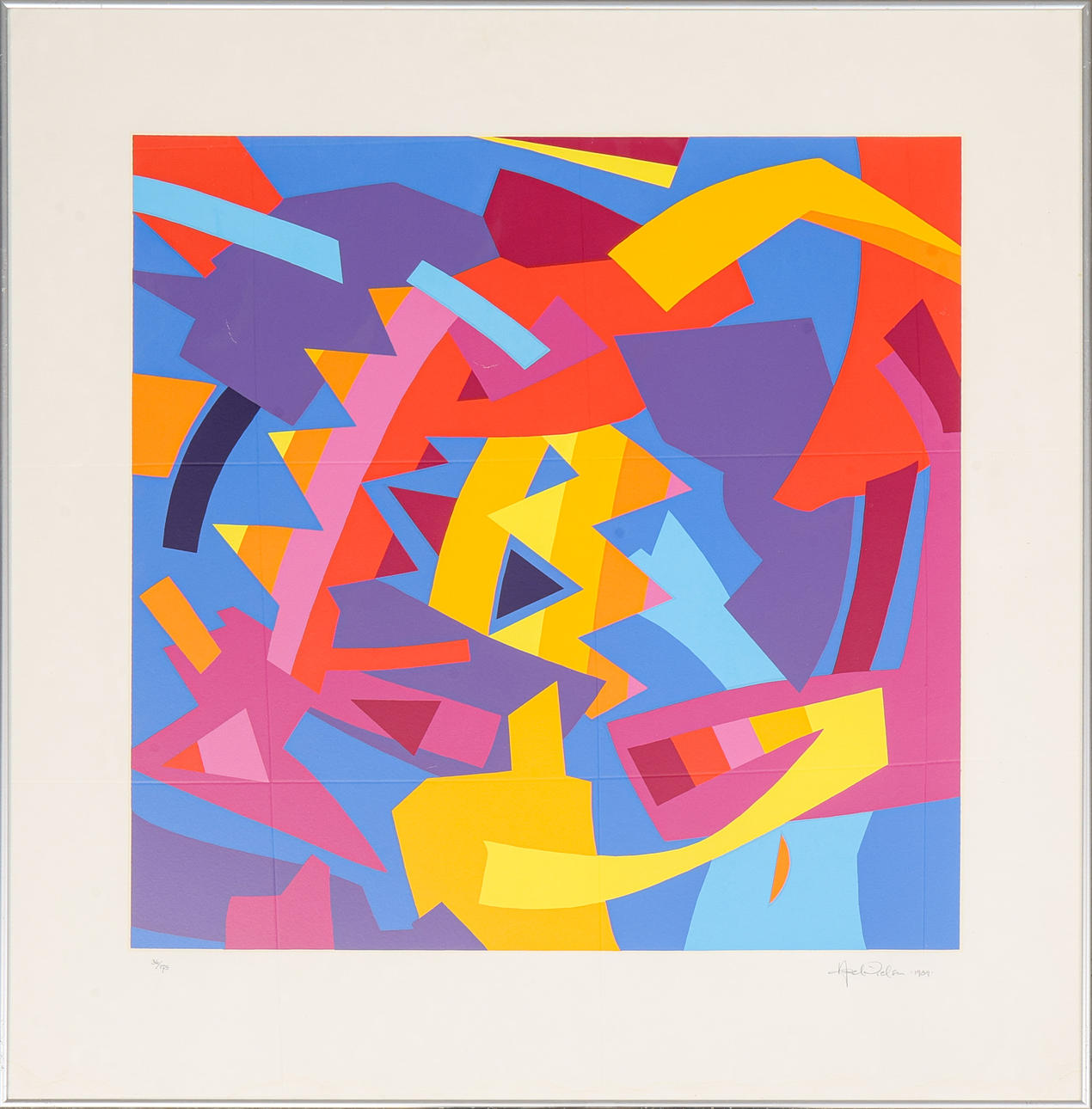 AKSEL NIELSEN. Silkscreen, signed, numbered 36/175 and dated -89.