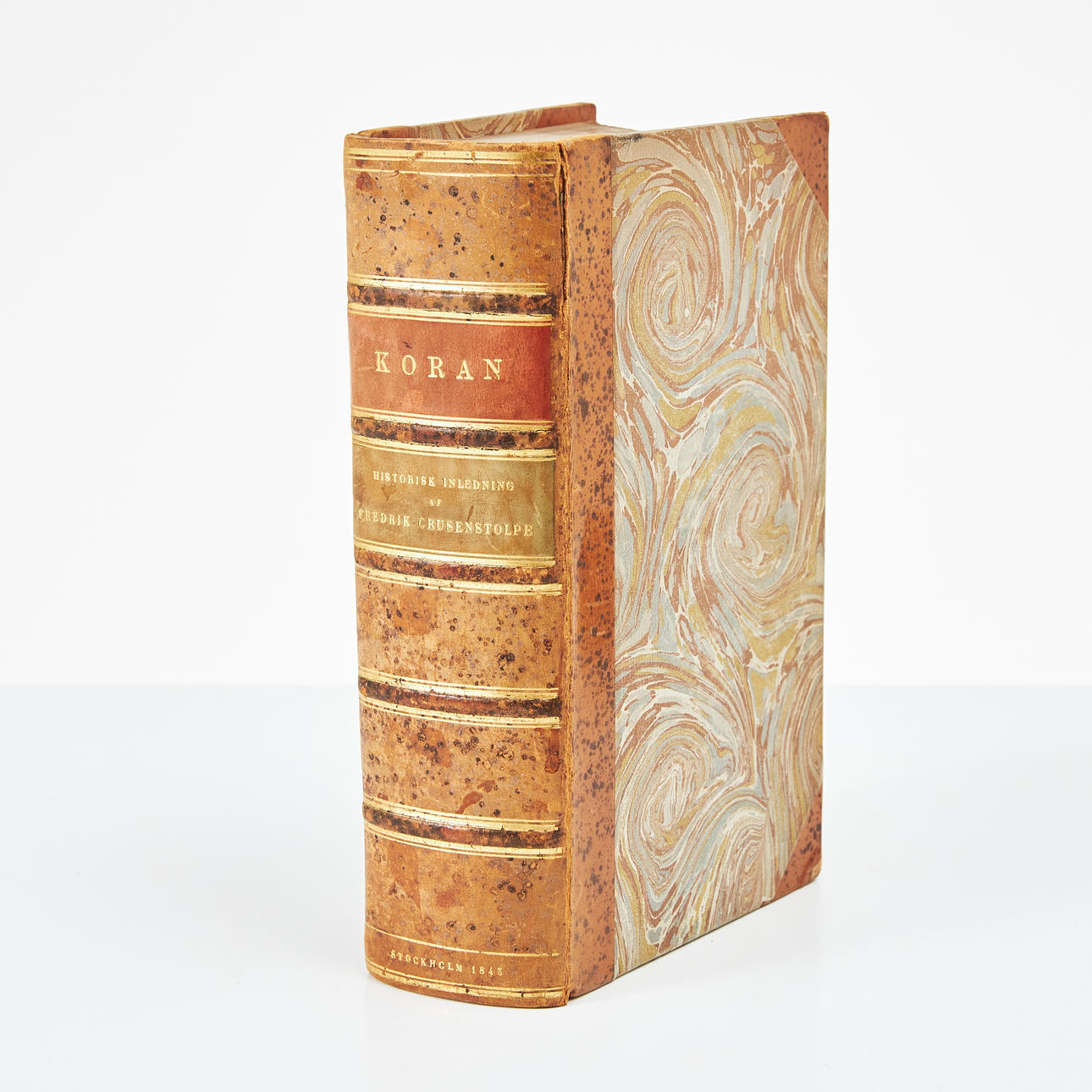 THE QUR'AN, THE FIRST COMPLETE SWEDISH TRANSLATION, 1843.