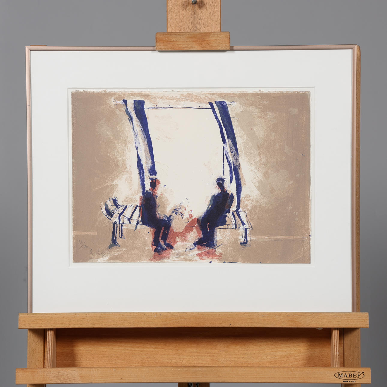 ÖRJAN WIKSTRÖM. LITHOGRAPH, signed and numbered 33/100.